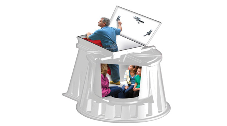 Storm Shelter, Underground Storm Shelter, FEMA Exceeding Storm Shelter, Granger ISS Storm Shelter, Tornado Shelters